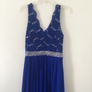 Sequin High low dress